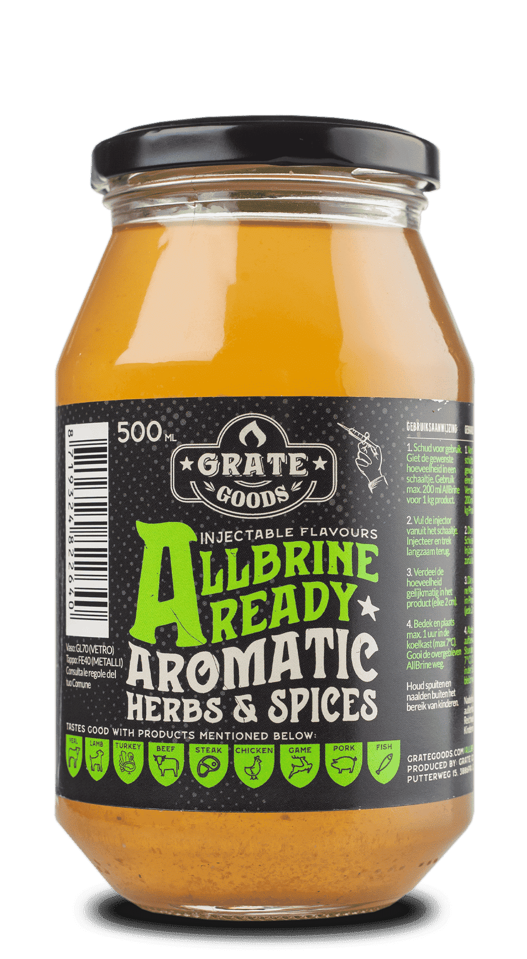 Grate Goods Allbrine Ready – Aromatic Herbs & Spices