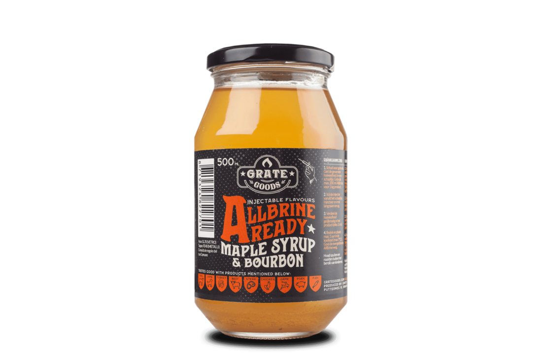 Grate Goods Allbrine Ready – Maple Syrup & Bourbon