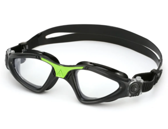 Aqua Sphere Kayenne Zwembril / Duikbril – Clear Lens Zwart/Groen