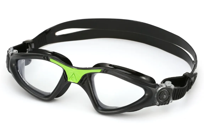Aqua Sphere Kayenne Zwembril / Duikbril – Clear Lens Zwart/Groen
