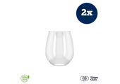 HappyGlass Tik Tucker Drinkglas - Set van 2 Kunststof Glazen 400 ml
