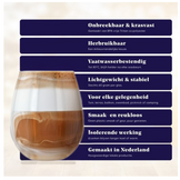 HappyGlass Tik Tucker Drinkglas - Set van 2 Kunststof Glazen 400 ml