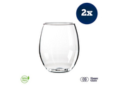 HappyGlass Til Tucker Drinkglas - Set van 2 Kunststof Glazen 500 ml