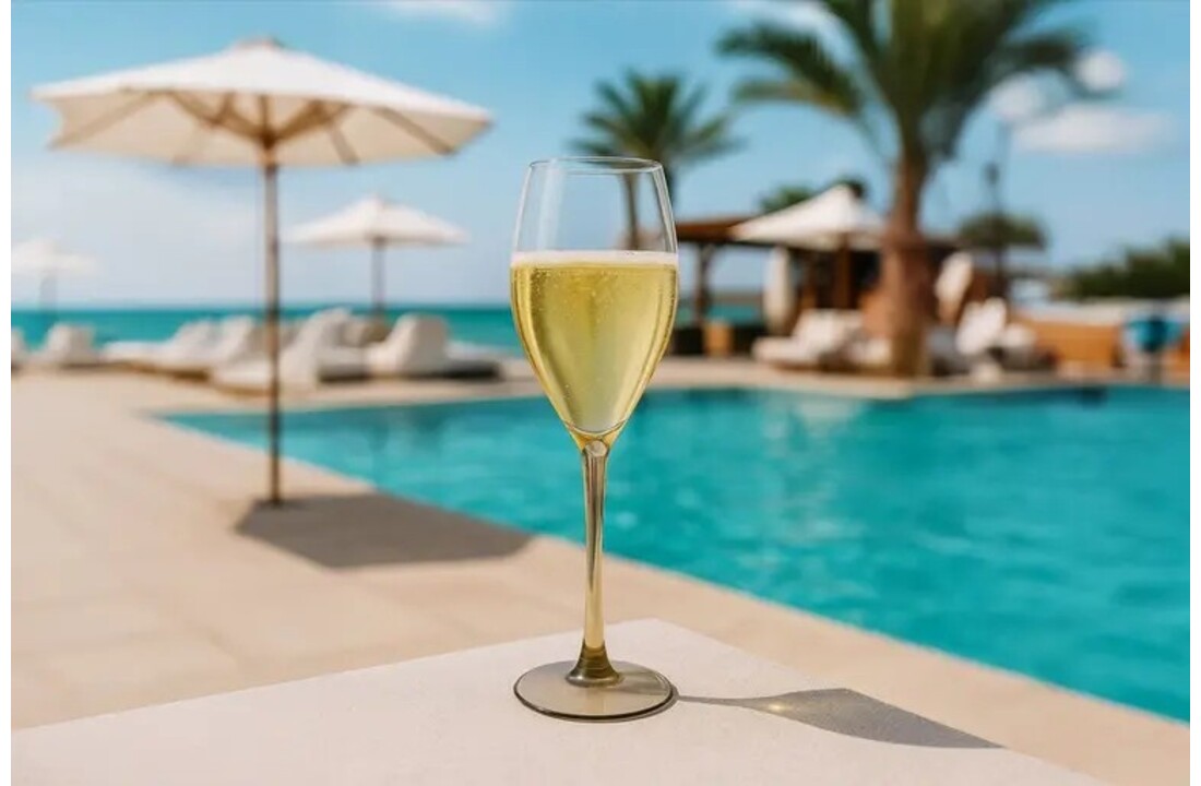 HappyGlass Miss Muse Champagneglas- Set van 4 Kunststof Glazen 240 ml