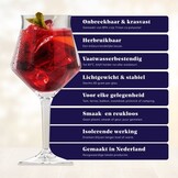 HappyGlass The Baron Bier/Sangria Glas- Set van 2 Kunststof Glazen 400 ml