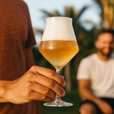 HappyGlass The Baron Bier/Sangria Glas- Set van 2 Kunststof Glazen 400 ml