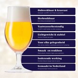 HappyGlass Mister Gustav Bierglas -Set van 2 Kunststof Glazen 500ml