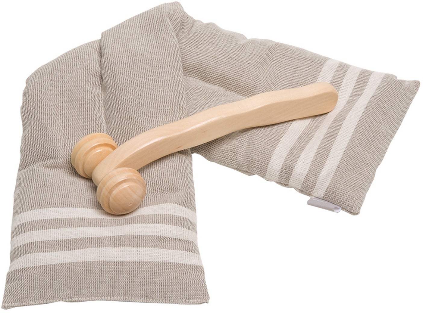 Emendo Tarwe nekkussen  14 x 50 cm - incl. massagerol