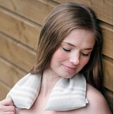 Emendo Tarwe nekkussen  14 x 50 cm - incl. massagerol