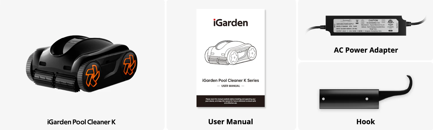 iGarden K Series - K70 / K40 zwembadrobot