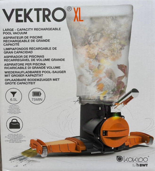 Kokido Vektro XL oplaadbare stofzuiger