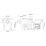 Hayward K-Flo VSTD Frequentiegeregelde Zwembadpomp