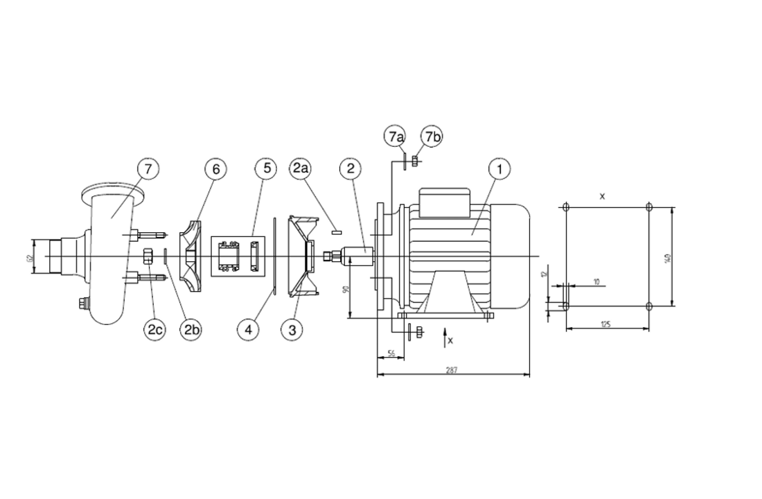 Fitstar Pomphuis O-ring ø 132 x 2,5 mm