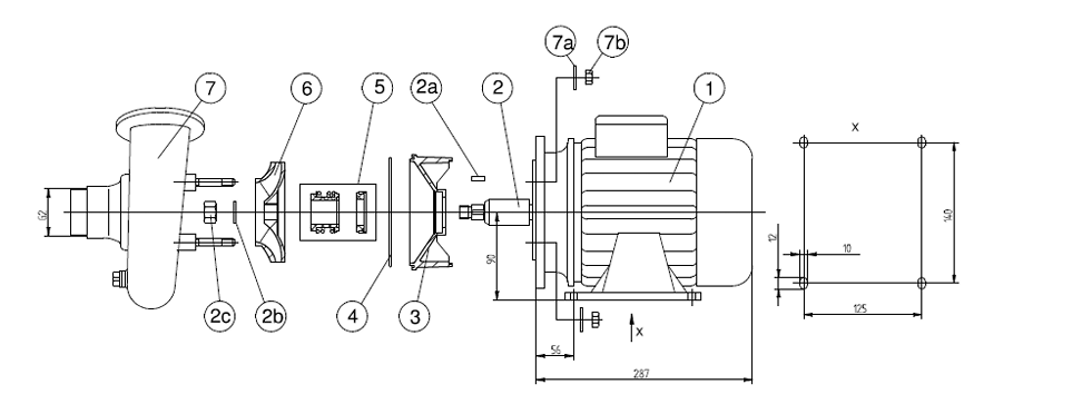 Fitstar Pomphuis O-ring ø 132 x 2,5 mm