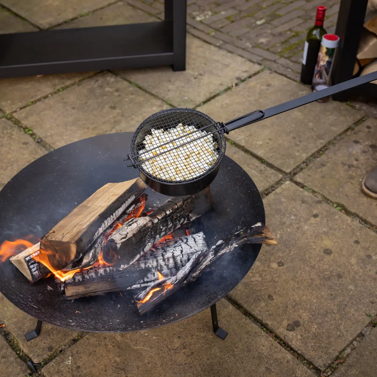 Esschert Design popcorn pan