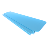 Zwemland PVC zwembadlamellen P60 blauw