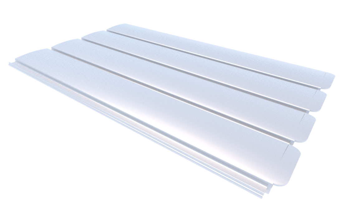 Zwemland PVC zwembadlamellen P60 wit