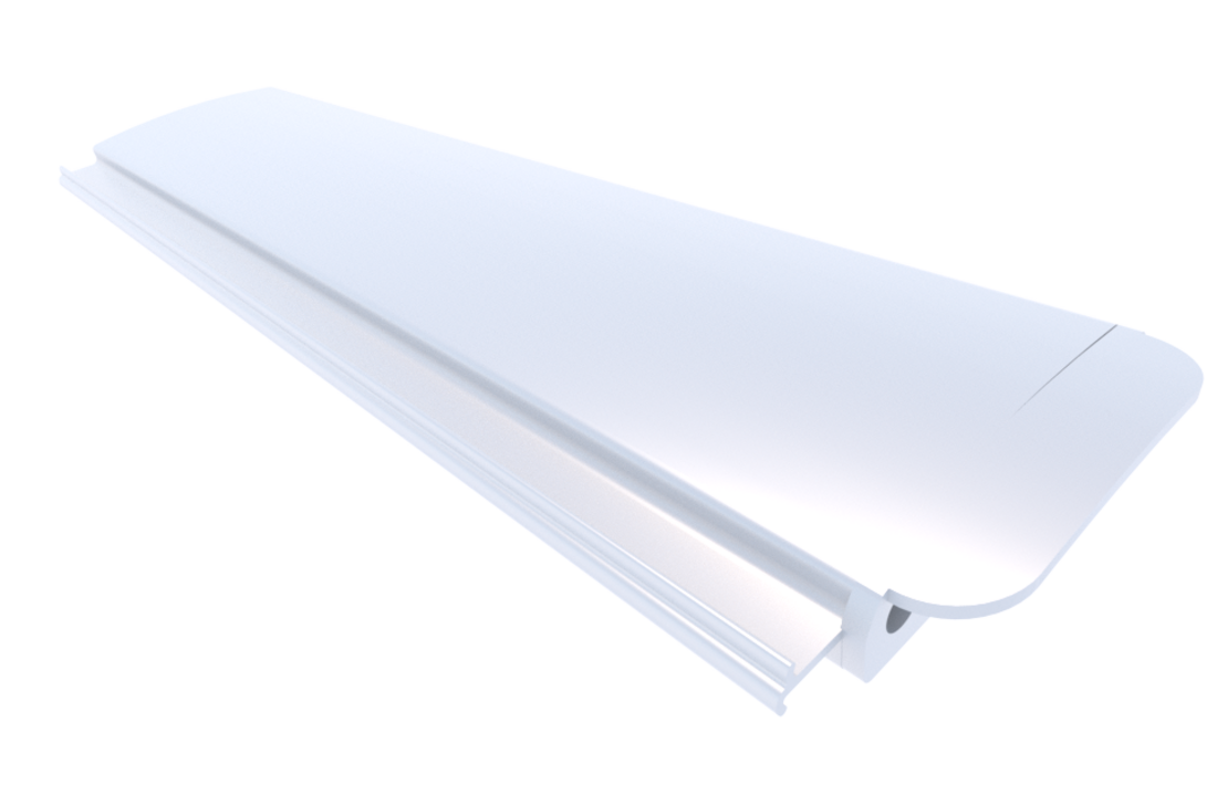 Zwemland PVC zwembadlamellen P60 wit