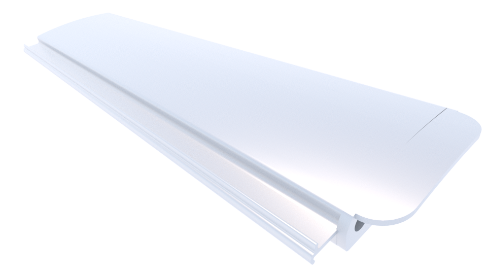 Zwemland PVC zwembadlamellen P60 wit