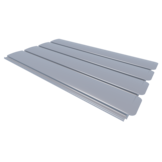 Zwemland PVC zwembadlamellen P60 licht grijs