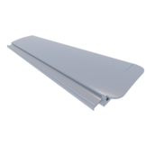 Zwemland PVC zwembadlamellen P60 licht grijs