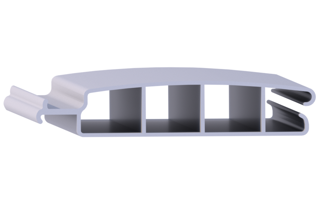 Zwemland PVC zwembadlamellen P60 licht grijs