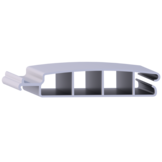 Zwemland PVC zwembadlamellen P60 licht grijs