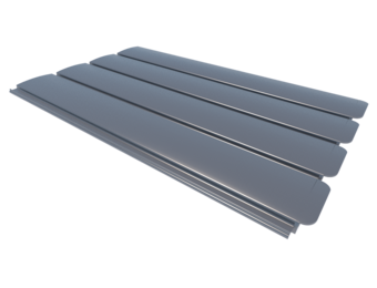 Zwemland PVC zwembadlamellen P60 grijs.