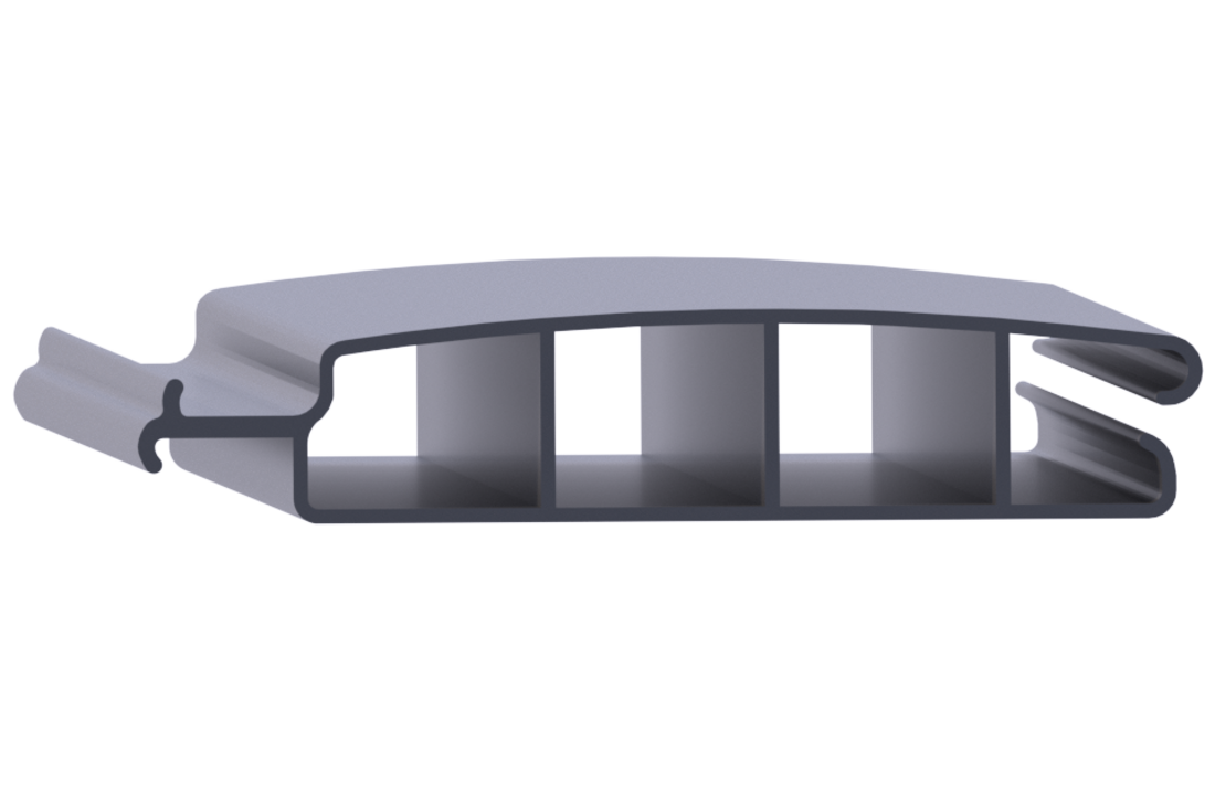 Zwemland PVC zwembadlamellen P60 grijs.
