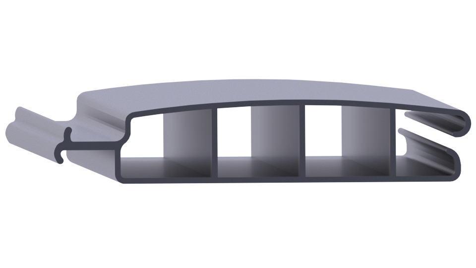 Zwemland PVC zwembadlamellen P60 grijs.