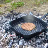 Esschert Design Koekepan Vierkant Gietijzer