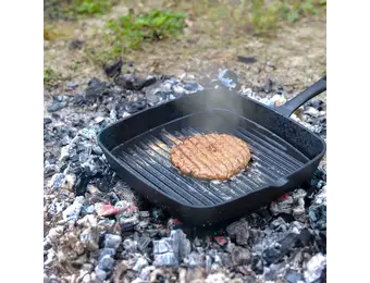 Esschert Design Koekepan Vierkant Gietijzer