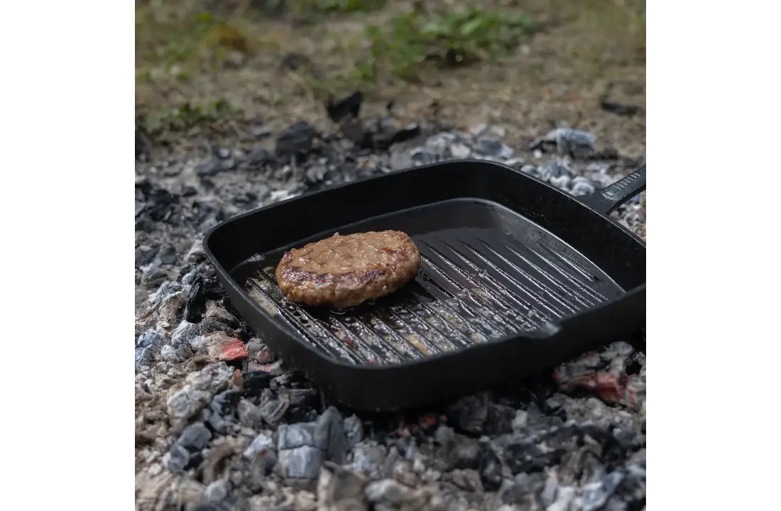 Esschert Design Koekepan Vierkant Gietijzer