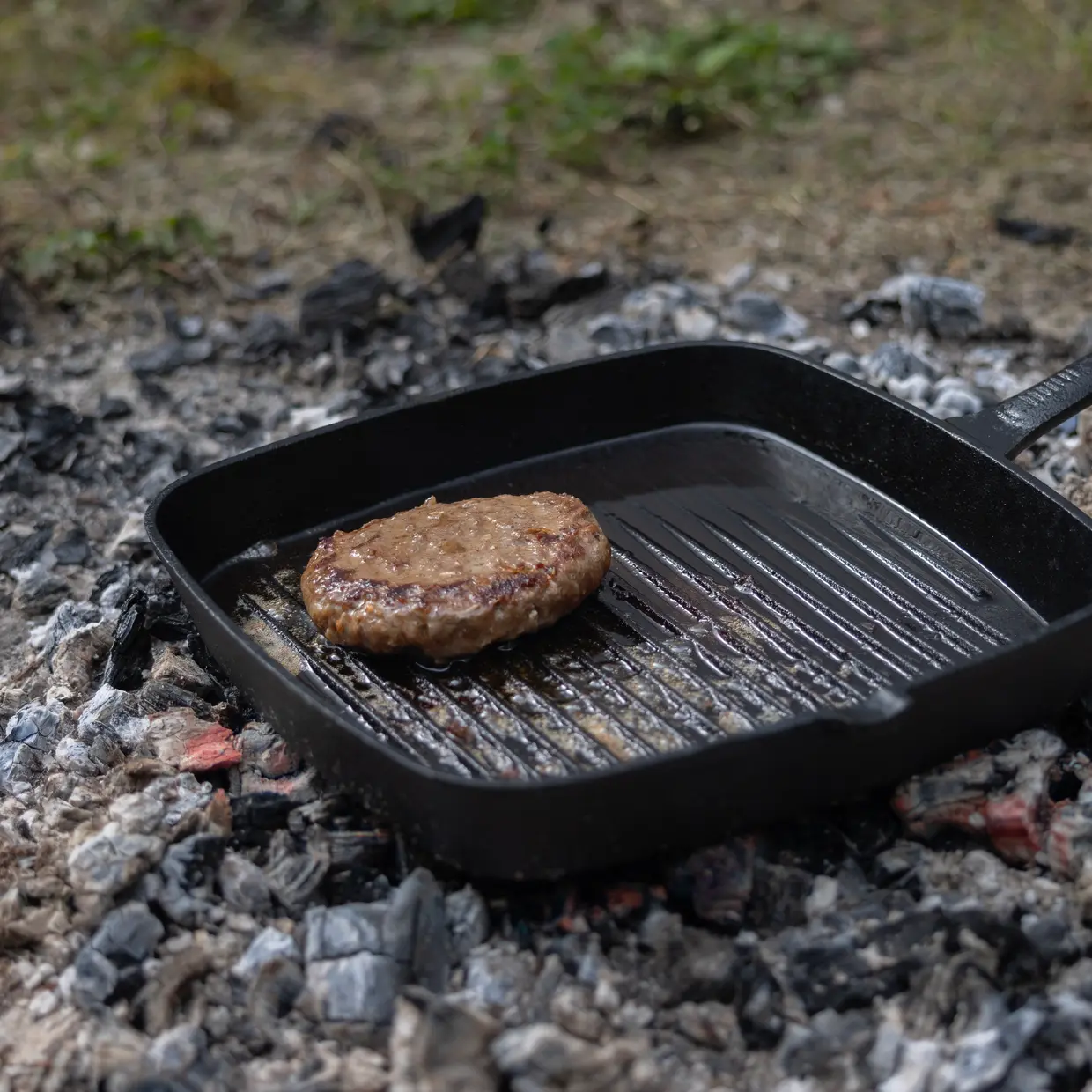 Esschert Design Koekepan Vierkant Gietijzer