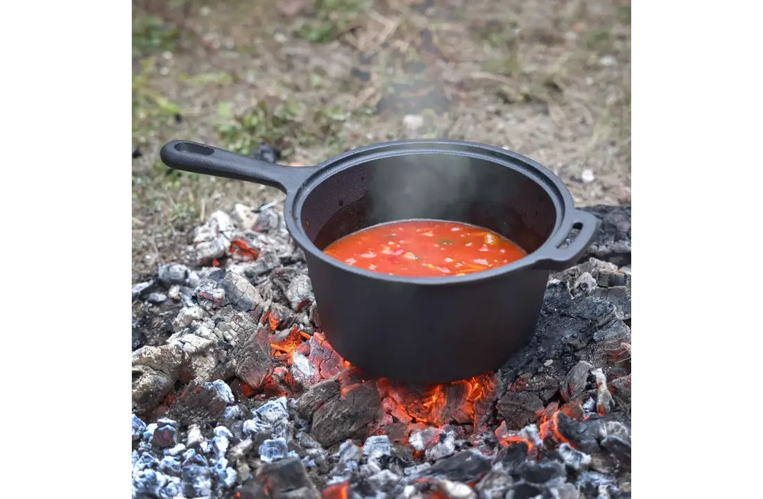 Esschert Design Pan met Deksel Gietijzer