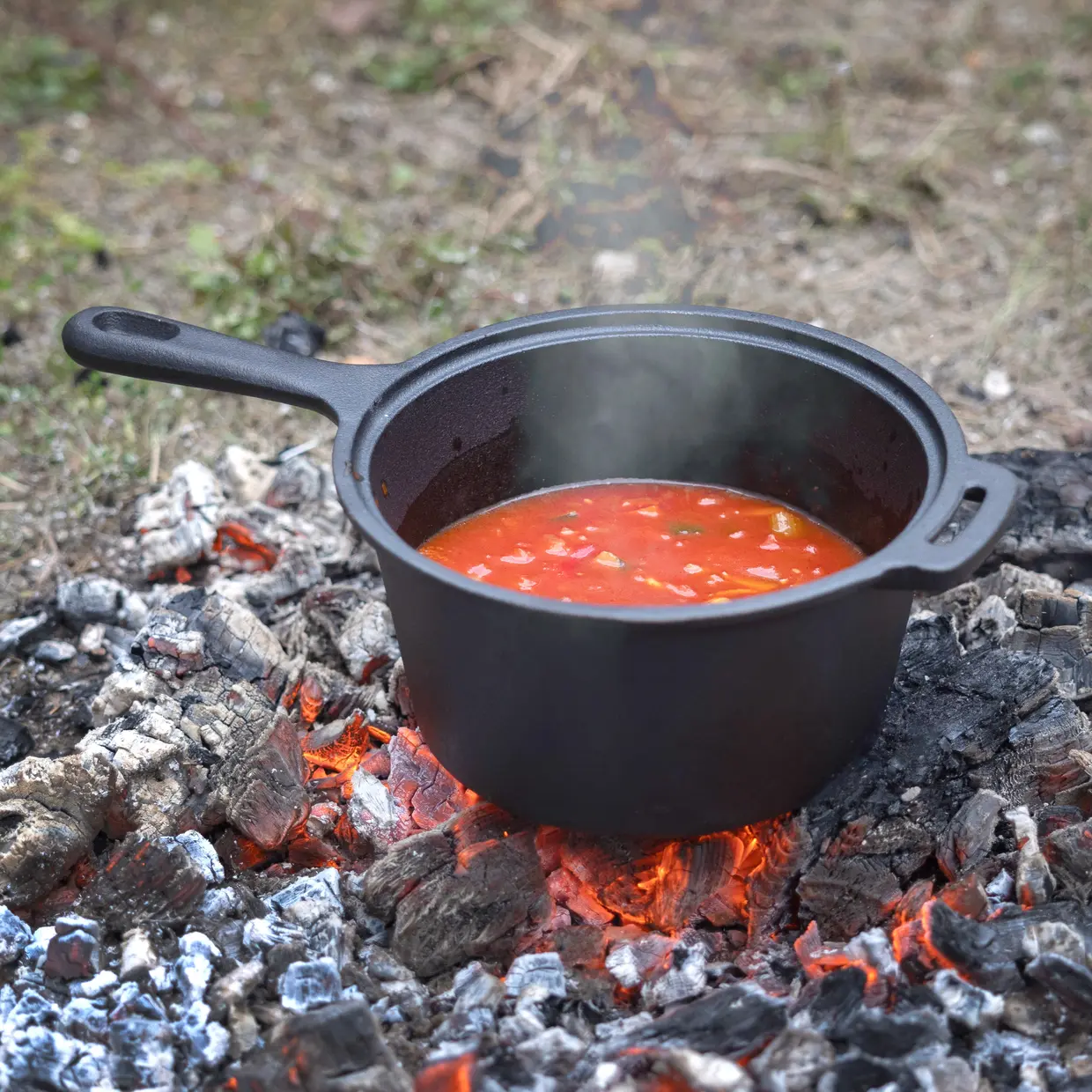 Esschert Design Pan met Deksel Gietijzer