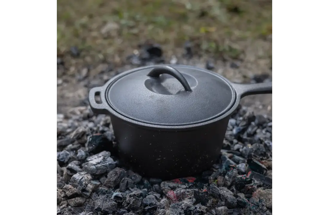 Esschert Design Pan met Deksel Gietijzer