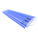 Zwemland Polycarbonaat zwembad lamellen P60 transparant blauw.