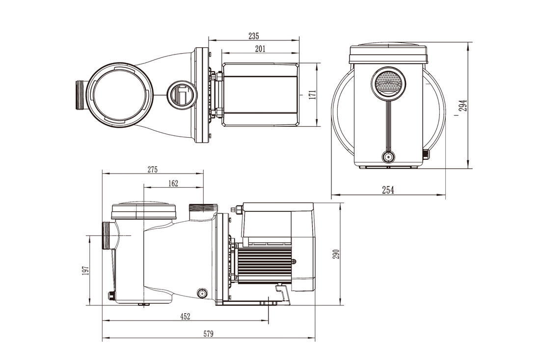 InverS VSTD Variabele Snelheid Zwembadpomp – 2 Varianten