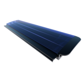 Zwemland Polycarbonaat zwembad lamellen P60 solar blauw.