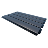 Zwemland Polycarbonaat zwembad lamellen P60 solar zilver