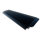 Zwemland Polycarbonaat zwembad lamellen P60 solar black smoked