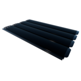 Zwemland Polycarbonaat zwembad lamellen P60 solar black smoked