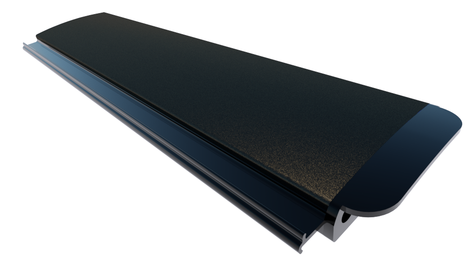 Zwemland Polycarbonaat zwembad lamellen P60 solar goud.