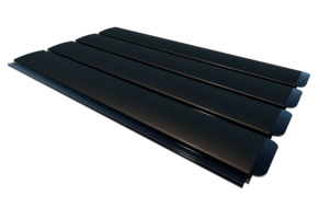 Zwemland Polycarbonaat zwembad lamellen P60 solar goud.