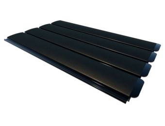 Zwemland Polycarbonaat zwembad lamellen P60 solar goud.