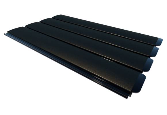 Zwemland Polycarbonaat zwembad lamellen P60 solar goud.