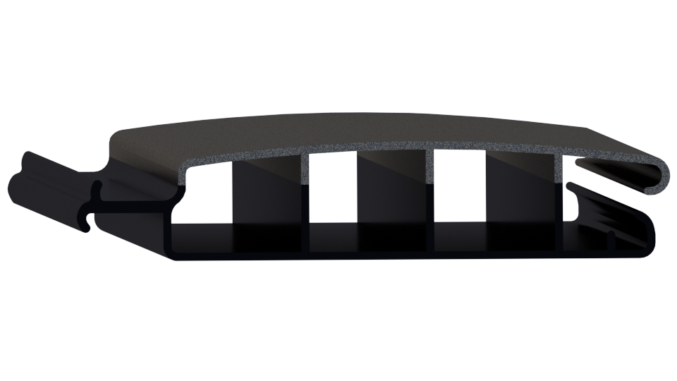 Zwemland Polycarbonaat zwembad lamellen P60 solar goud.