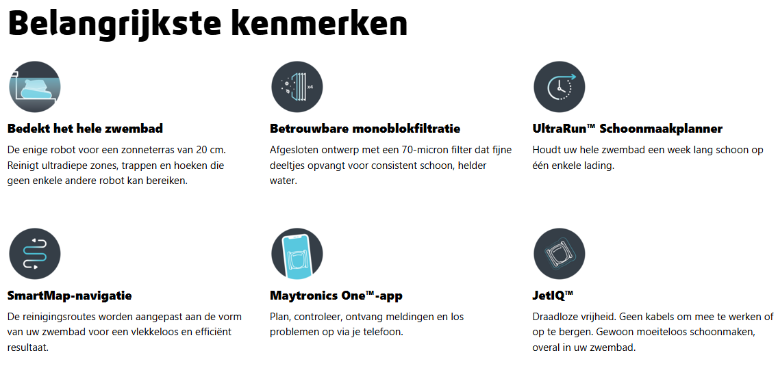 Dolphin EON 100 Zwembadrobot - Draadloos