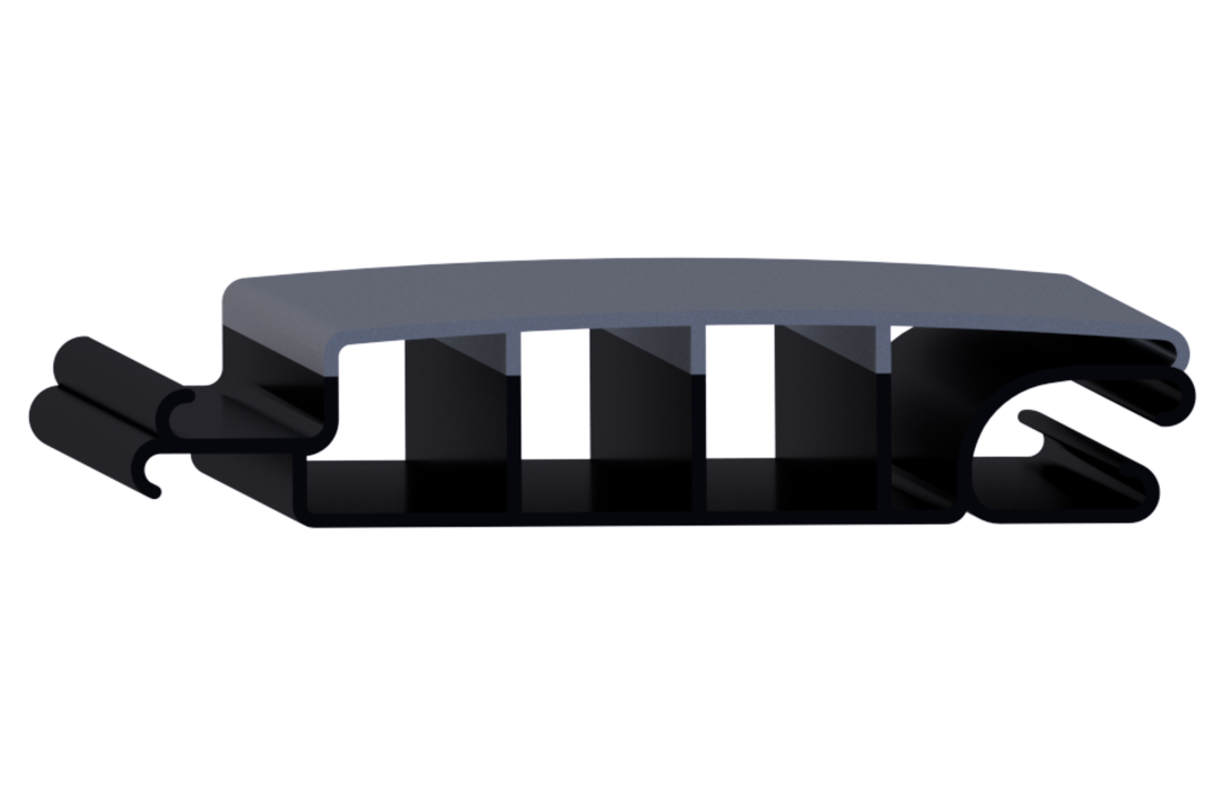 Zwemland Polycarbonaat zwembad anti alg lamellen solar zilver.